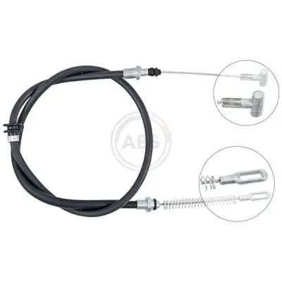 Cable de accionamiento, freno de estacionamiento A.B.S. K19886 Envío Gratis